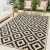 Smiry Waterproof Outdoor Rug 5×8 ft