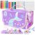 70PCS Mermaid Washable Markers Set with Glitter Pencil Case