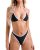 SUUKSESS Women Sexy Thong String Two Piece Bikini Sets Triangle Cheeky Halter Sw