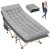 Candockway Folding Camping Cot with Mattress for Adults,28″ Wide,600LBS