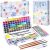 Caliart 128 Colors Watercolor Paint Set, Portable Art Supplies Palette Kit