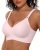 Vertvie Womens Wireless Jelly Bras No Underwire Push Up Seamless Bra Supportive