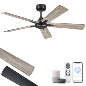 YOUKAIN 52 Inch Smart Ceiling Fan Without Lights
