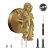 MEAKEO Angel Wall Hook, Solid Brass Heavy Duty Vintage Hook. Used for Hanging Cl