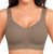 Xcutting Women’s Plus Size Bras Wirefree Bras for Women Full Coverage No Underwi