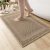 AMOAMI Waffle Bath-Mat, Absorbent Bath Mats for Bathroom Non Slip
