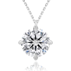KRKC Moissanite Pendant Necklace for Women