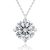 KRKC Moissanite Pendant Necklace for Women
