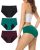 TANSTC Overnight Menstrual Underwear Women Heavy Flow Leakproof Cotton Hipster B