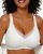 HORISUN Womens No Underwire Seamless Wireless Bra with Soft Support V Neck Mesh