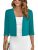 Heymoments Women’s Thin Shrugs for Dresses Lake Blue Small Open Front Knit 3/4 S