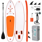 FunWater SUP Inflatable Stand Up Paddle Board 10’6×33″×6″ Ultra-Light Inflatable