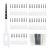 Maoerdental 300 Pieces Dual-Use Interdental Brushes Soft Silicone
