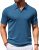 COOFANDY Mens Knit Polo Shirts V Neck Short Sleeve Stretch Polo T Shirt Casual G