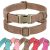 Jumpress Soft Leather Dog Collar for Small Medium Large Dogs