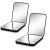 Milishow Compact Mirror, 1x/3x Magnifying LED Pocket Mirror