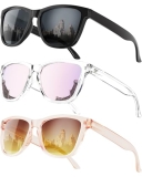 QALLY Women’s Sunglasses: Polarized UV400 Protection