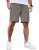 COOFANDY Men’s Casual Shorts Cotton Elastic Waist Drawstring Shorts Lightweight