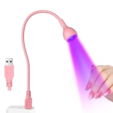 AORAEM UV LED Nail Lamp, 3W Portable Duck Neck UV Nail Lamps Dryer Gel Polish Cu
