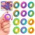 Fidget Toys Sensory Rings for Kids: 12 Pack Finger Spinner Rings