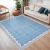 CAREMEE Scalloped Washable Rug 5×7 Area Rugs for Living Room: 45% Off