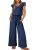 Dokotoo Jumpsuits for Women 2026 Fall Ruffle Sleeves Square Neck Rompers Drawstr