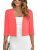 Heymoments Women’s Thin Shrugs for Dresses Watermelon Red Small Open Front Knit