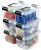 EOENVIVS Plastic Storage Bins with Lids 6 Packs