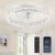 LEDIARY 20 Inch Low Profile Ceiling Fans with Lights and Remote