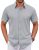 COOFANDY Mens Short Sleeve Button Up Shirts No Iron Button Down Shirts Stretch D