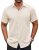 COOFANDY Men’s Button Down Shirts Short Sleeve Casual Dress Shirts Summer Untuck
