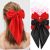 Atoden Hair Bows Silky Satin Bows for Hair Ribbons 4Pcs Coquette Oversized Long