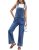 luvamia Jean Overalls for Women Straight Wide Leg Jumpsuits for Women Loose Fit