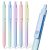Four Candies Gel Pens, 5 Pcs 0.7mm Quick Dry Black Ink Pen Fine Point Smooth Wri