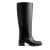 Gothictor Women’s Black Knee High Boots Square Toe Chunky Block Heel Comfortable