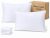ZPECC White Pillow Cases Queen Size Set of 4