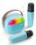 Mini Karaoke Machine for Kids, Toy for Girls Portable Bluetooth Speaker with 2 W