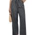 EARKOHA Womens Casual High Waist Tie Paisley Print Long Maxi Skirt with Pockets