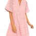 KIRUNDO Two Piece Sets For Women Summer 2026 Cap Sleeve Short Set Waffle Knit Ma