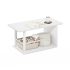 MALACASA Ceramic Dog Bowls Set with Wood Stand