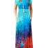 GRACE KARIN Sleeveless Long Dress for Women Tie Front V Neck Boho Beach Maxi Dre