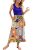 WNEEDU Maxi Dresses for Women Casual Sleeveless Loose Fit Beach Dress Flowy Sund