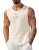 COOFANDY Mens Casual Beach Tanks Waffle Sleeveless Breathable Shirts Classic Fit