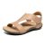 Athlefit Orthopedic Arch Support Sandals for Women Walking Orthotic Beach Nude S