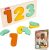 Fisher-Price Wood Montessori Toy 1-2-3 Puzzle