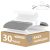 WJWSKI Kids Hangers for Closet, 30 Pack Baby Clothes Hanger, Adjustable Toddler