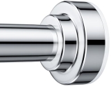 TEECK Shower Curtain Rod, 32-80 inch Adjustable Spring Tension Curtain Rod