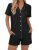 Ekouaer Pajamas for Women Set Button Down Pjs Lounge Sets Short Sleeve Sleepwear