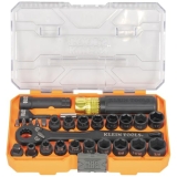 Klein Tools 65400KNECT KNECT Essential Pass Through Impact Socket Set