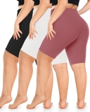 Diu Life 3 Pack Biker Plus Size Shorts for Women with Pockets